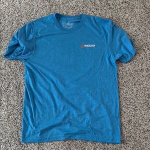 Magellan Outdoors Blue Short Sleeve Tee